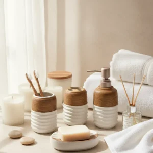 Aurum WoodSerene Bath Set