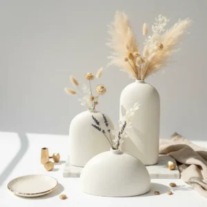 Minimal Muse Vase Trio (SET OF 3)