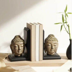 Zen Buddha Bookends