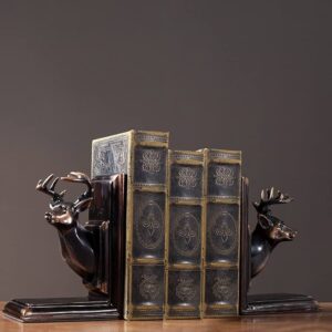 Deer Head Bookends