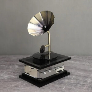 Retro Phonograph Sculpture