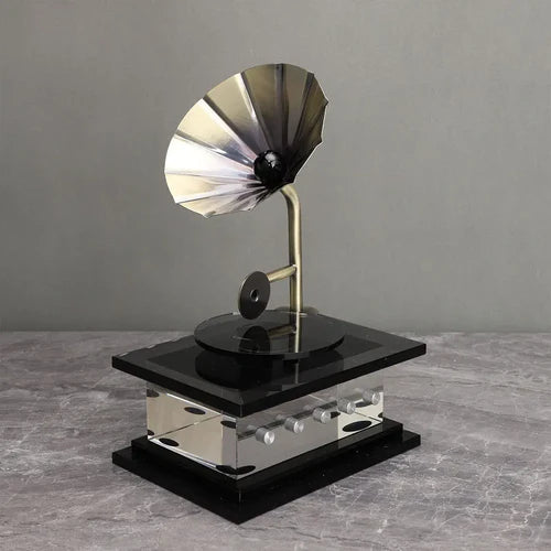 Retro Phonograph Sculpture