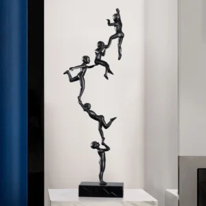 Human Gymnast Statue