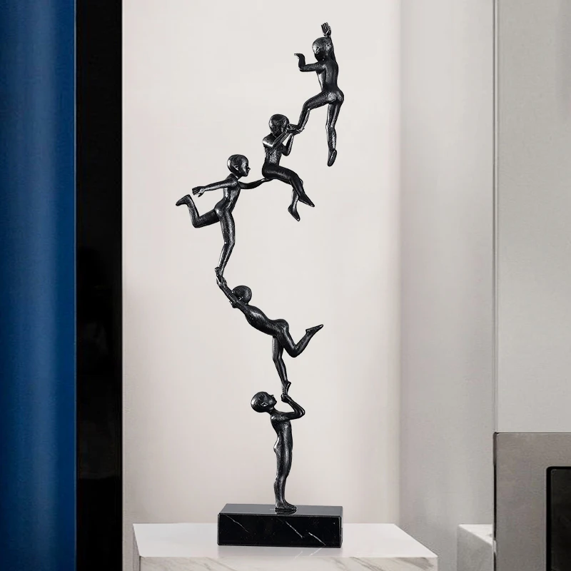 Human Gymnast Statue