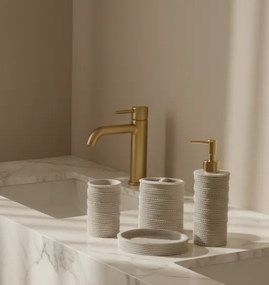 Serene Pearl Bath Set - Image 2