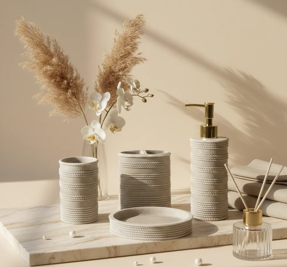 Serene Pearl Bath Set - Image 5