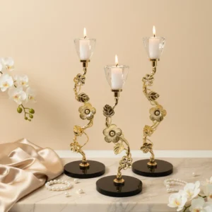 Fleur Royale Candle Holder Set