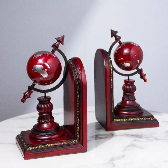 Terrestrial Globe Bookends - Image 2