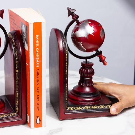 Terrestrial Globe Bookends - Image 3