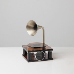 Vintage Crystal Gramophone