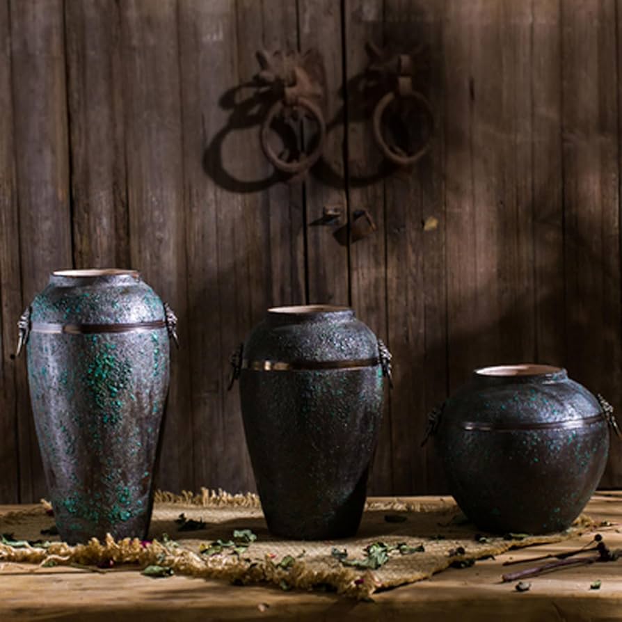 Ceramic Vases (Rustic Gray) - Image 4