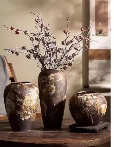 Kaolin Rustic Vases
