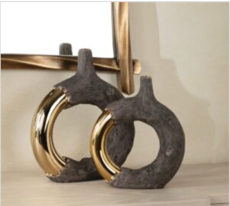 Aureon Halo Vase Duo