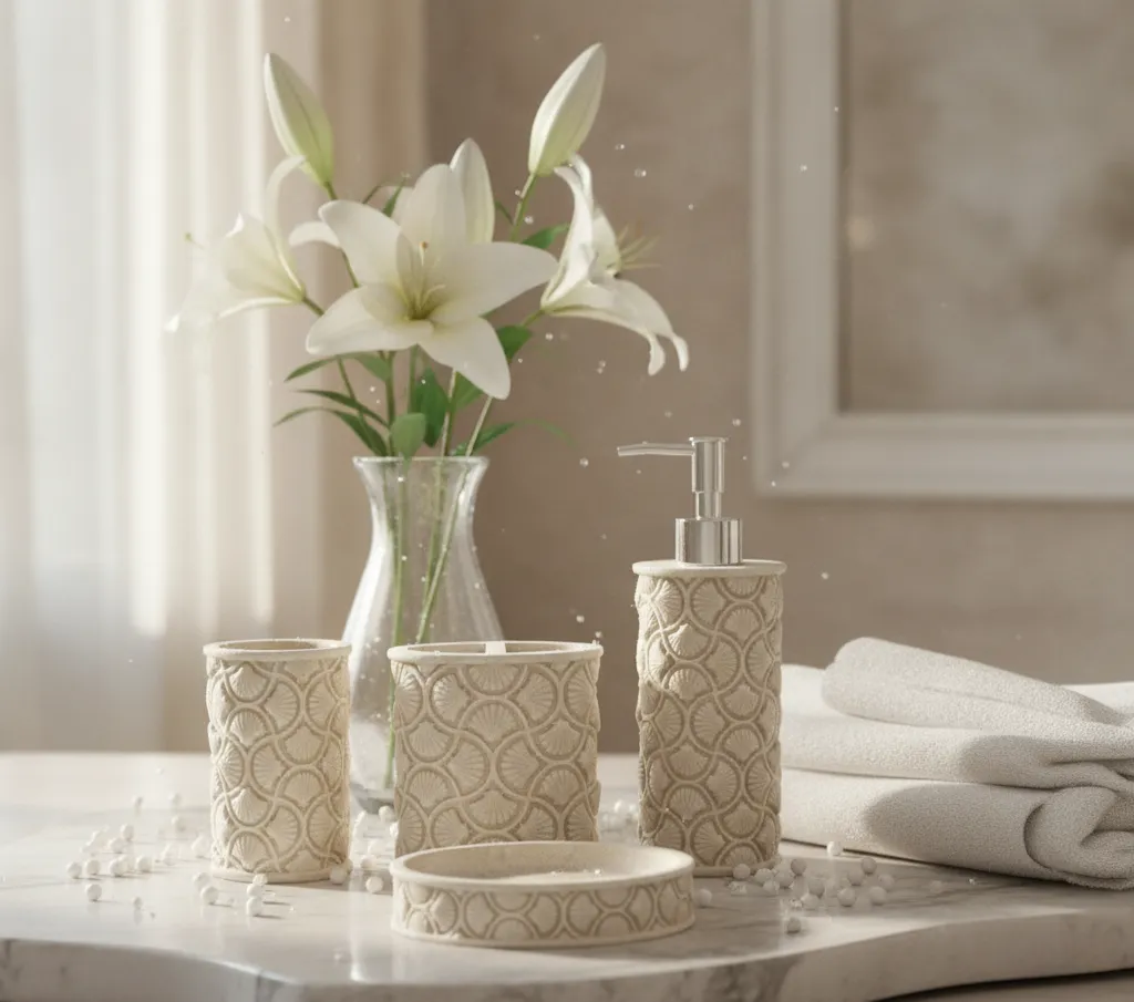 Pearl Leaf Bath Set - Image 3
