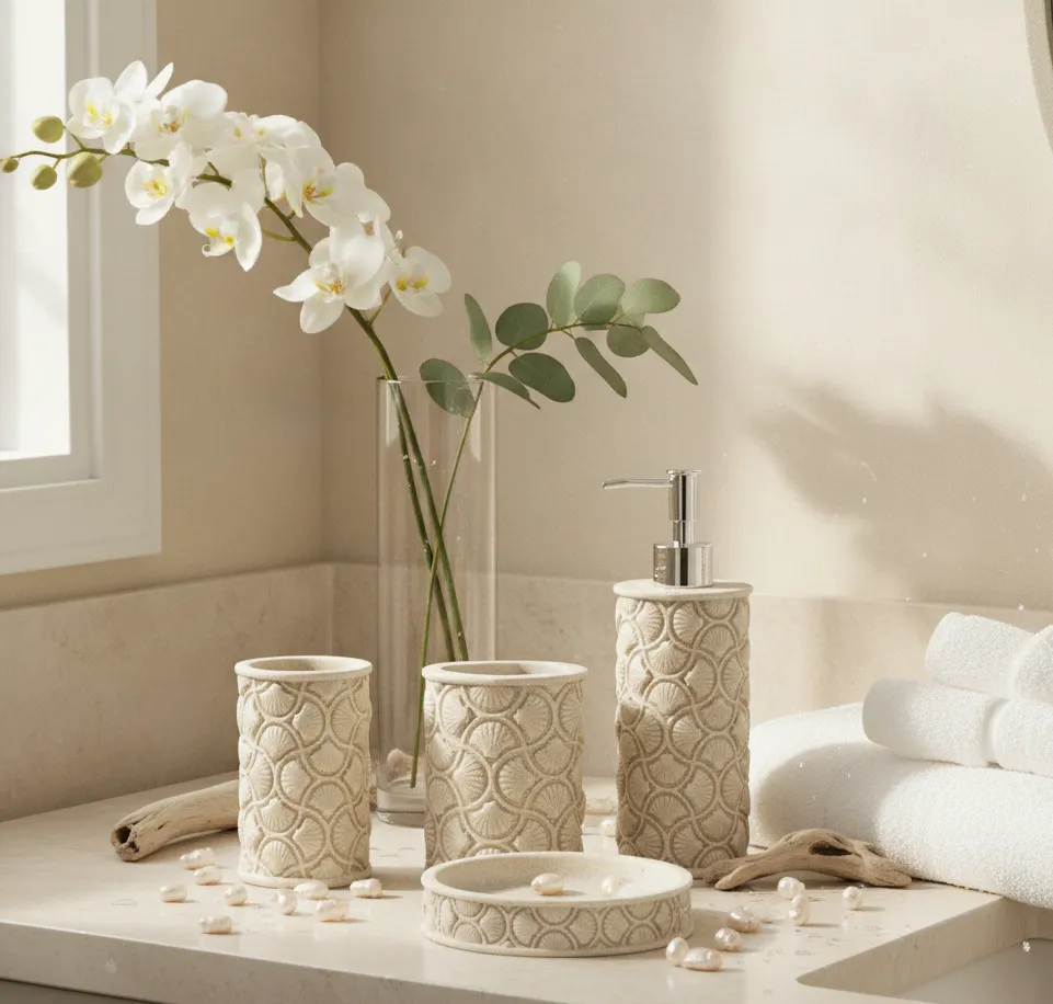 Pearl Leaf Bath Set - Image 4