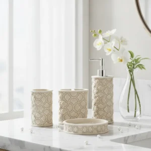 Pearl Leaf Bath Set