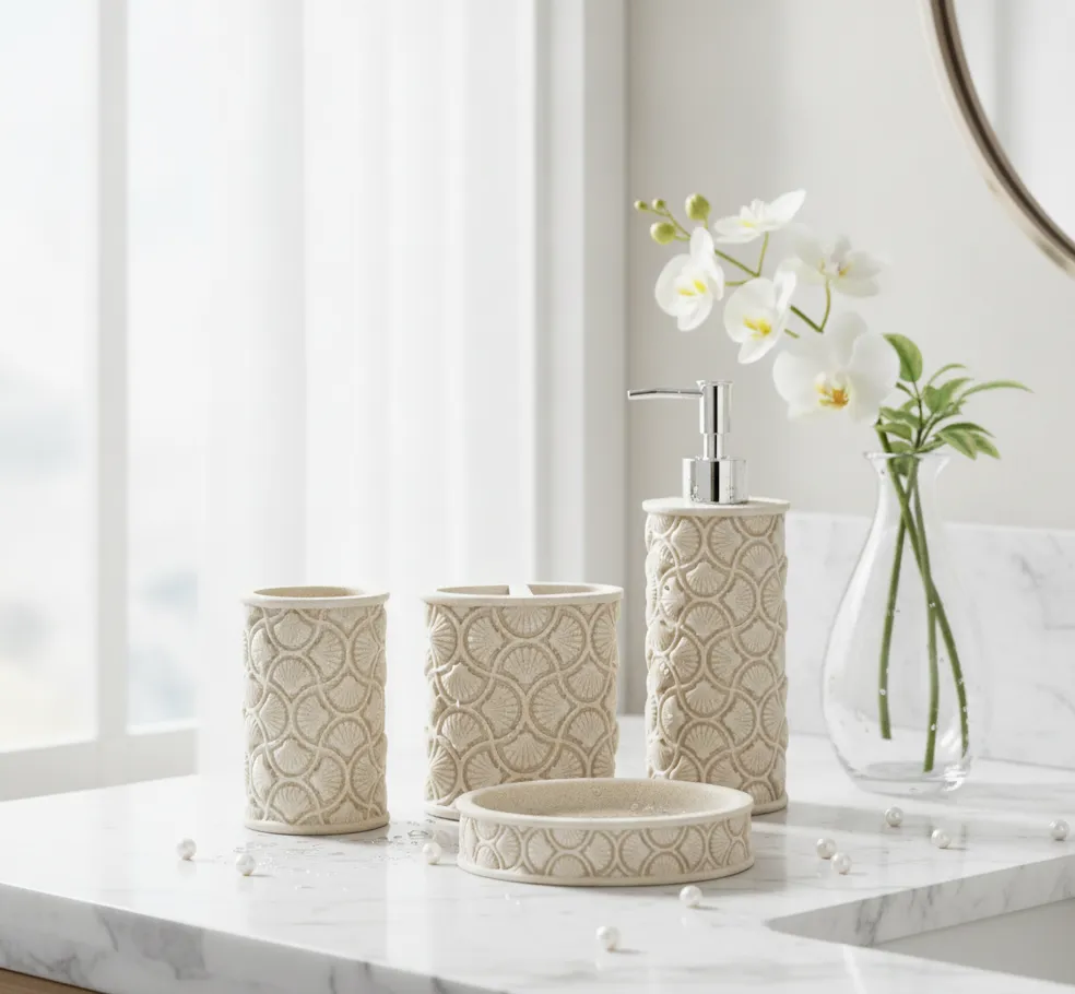 Pearl Leaf Bath Set - Image 2