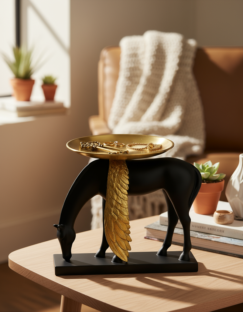 Royal Crest Horse Sculpture - Image 2