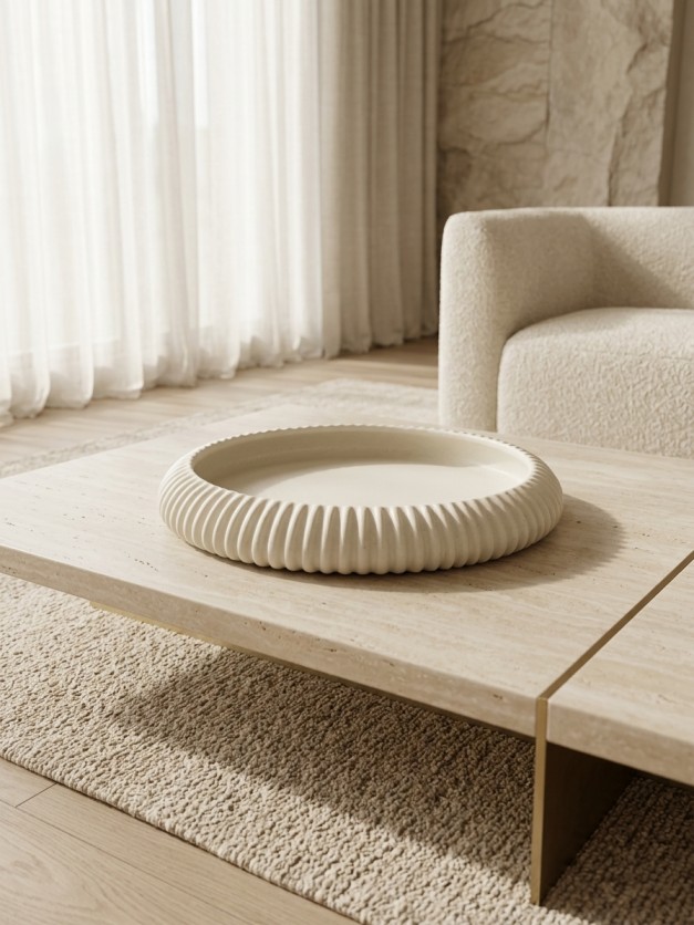 Ribbed Luxe Tray
