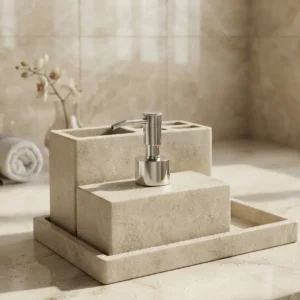 Opaline Atelier Bath Set With Tray