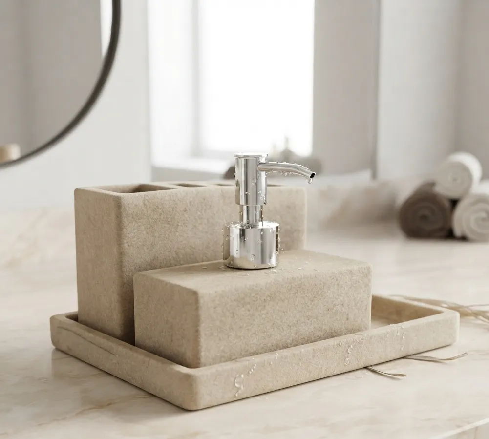 Opaline Atelier Bath Set With Tray - Image 2