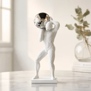 Atlas Globe Sculpture
