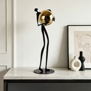 Gold Sphere Abstract Figure
