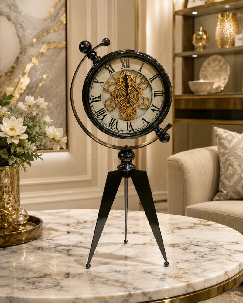 Tripod Classic Clock