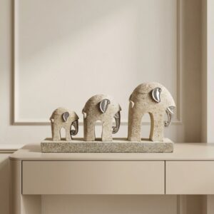 Elephant Evolution Sculpture