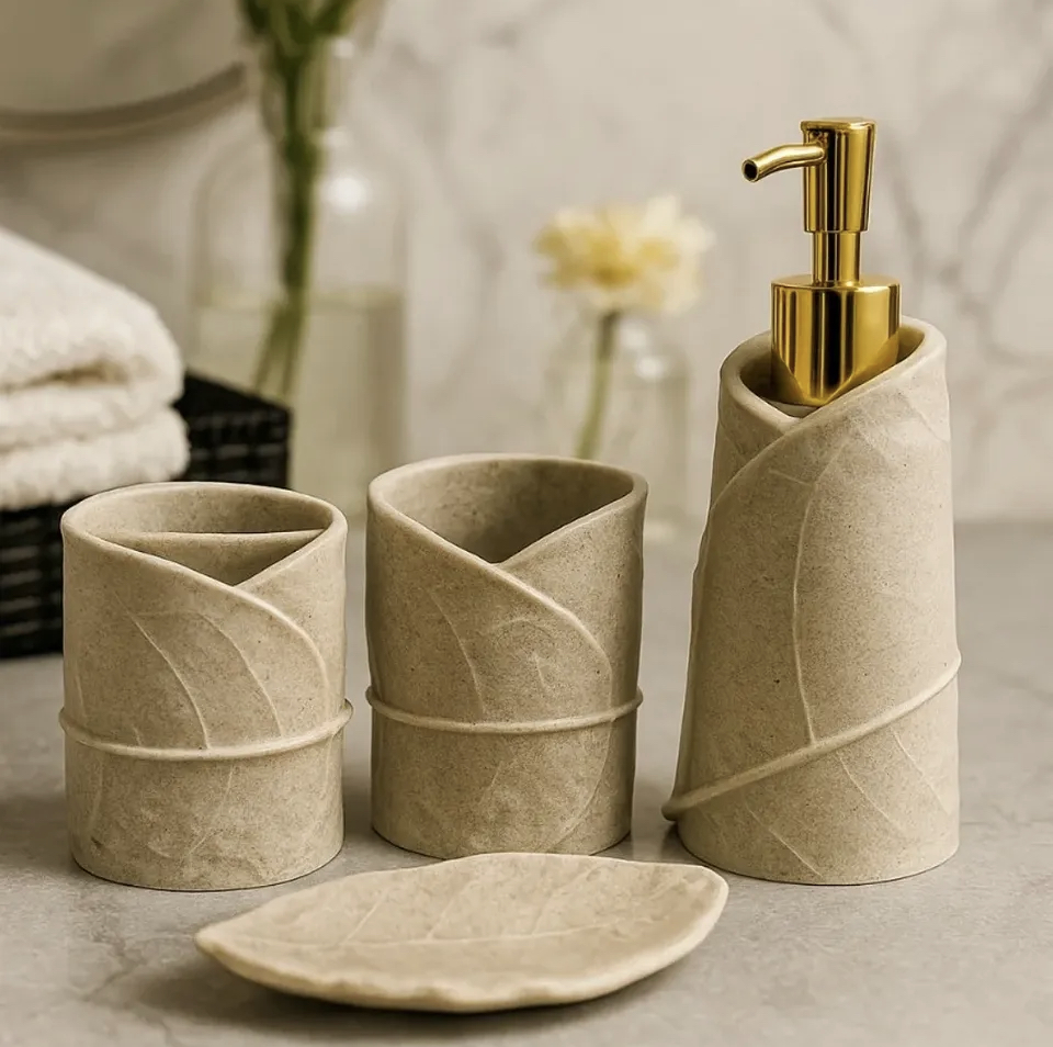 Leaf Style Bath Set - Image 2