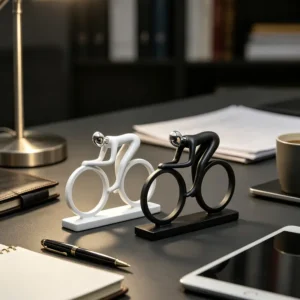 Cyclist Abstract Figures