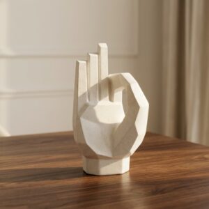 Faceted Hand Sculpture