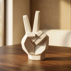 Faceted Victory Sculpture