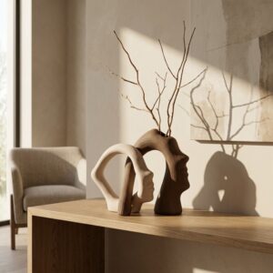 Visage Sculptural Vases