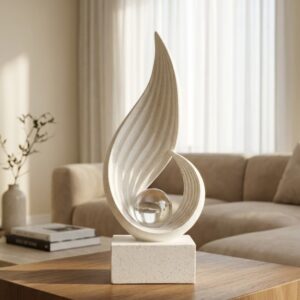 Aether Crescent Sculpture