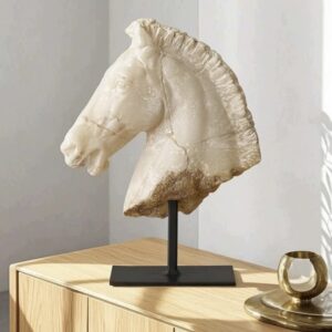 19th C. ITALIAN Horse Bust Sculpture