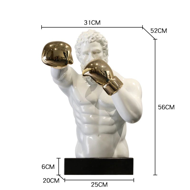 ZEUS Boxer Sculpture - Image 4