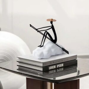 Abstract Rowing Man